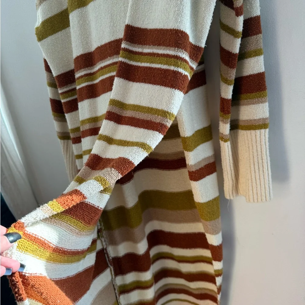 Free People Beach Toes in the Sand Maxi Sweater Tunic S - Picture 3 of 6